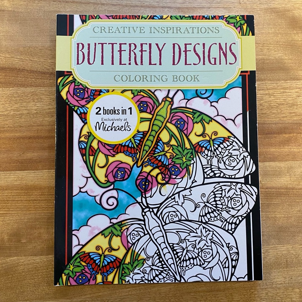Butterfly Designs Coloring Book